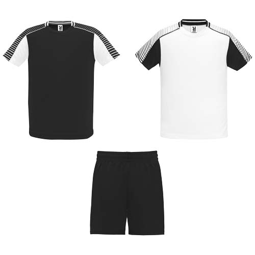 Ensemble de sport publicitaire Enfant Juve ROLY Blanc / Noir